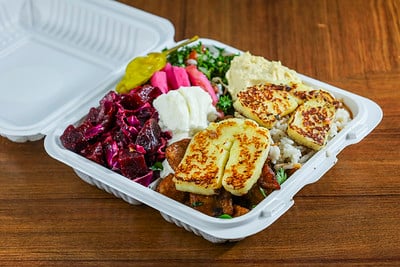 Assiette halloumi grillé